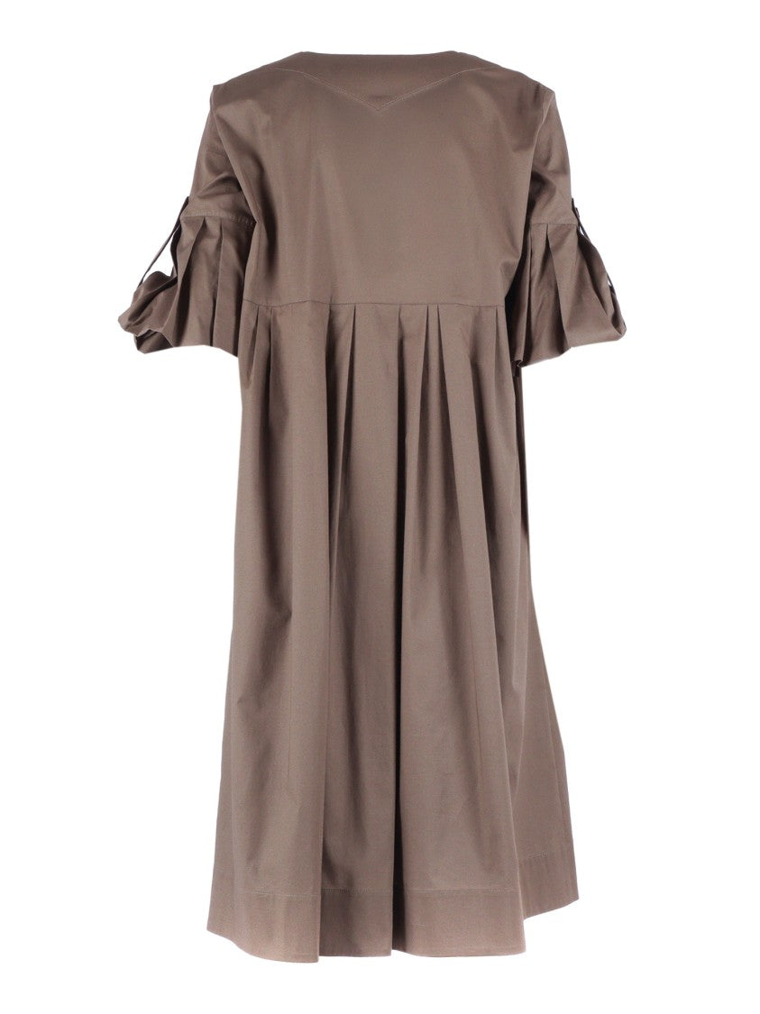 Fay V Neck Short Sleeve Ruffled Dress