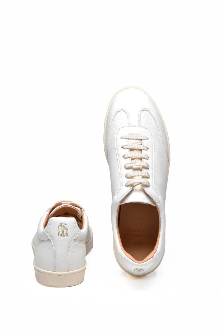 Brunello Cucinelli Leather Sneakers - White