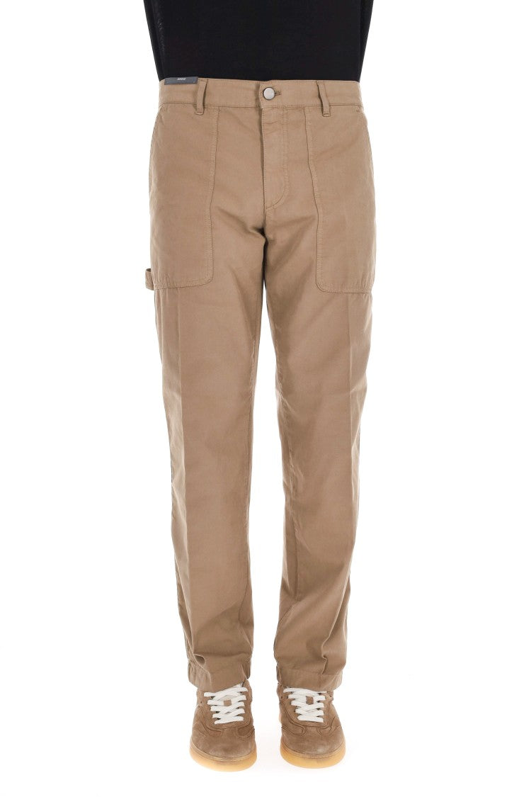 Pt Denim Fatigue Model Color Cotton 5-Pocket Trousers