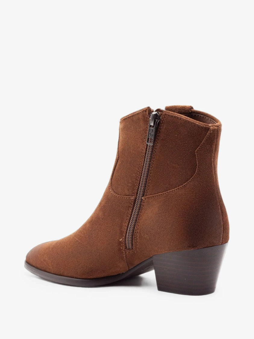 Ash Fame Pointed-Toe Leather Boots