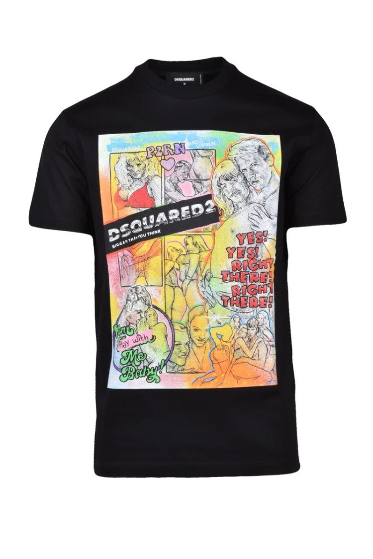 Dsquared2 Crew Neck T-Shirt - Black