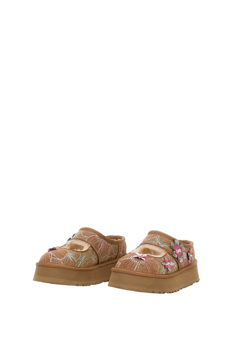 Ugg Brown Bea Mary Jane Meadow Suede Shoes