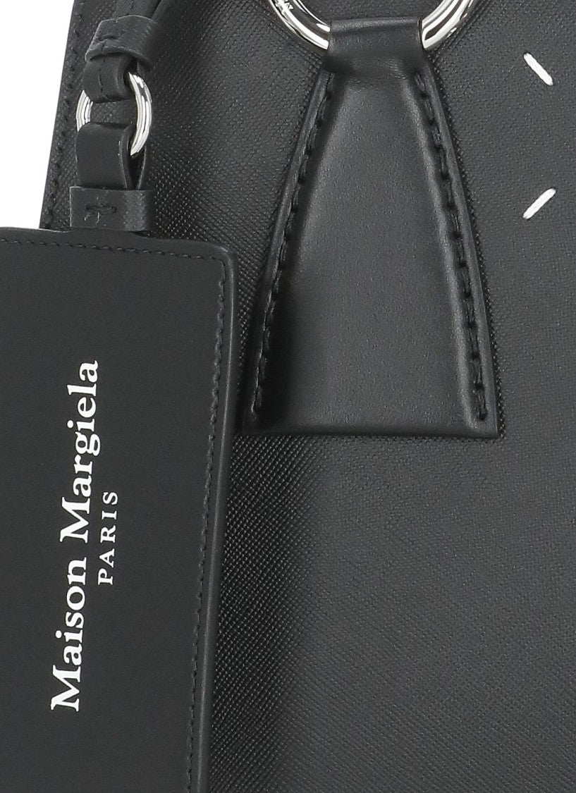 Maison Margiela Smooth Leather Shoulder Bag With Adjustable Strap
