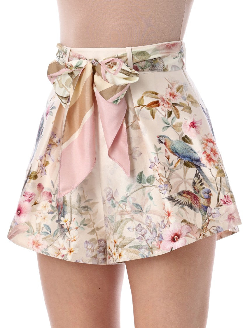 Zimmermann Rebellion Tuck Shorts