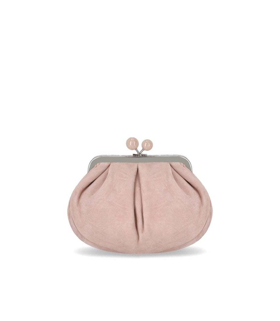 Max Mara Pasticcino Valois Small Pink Clutch