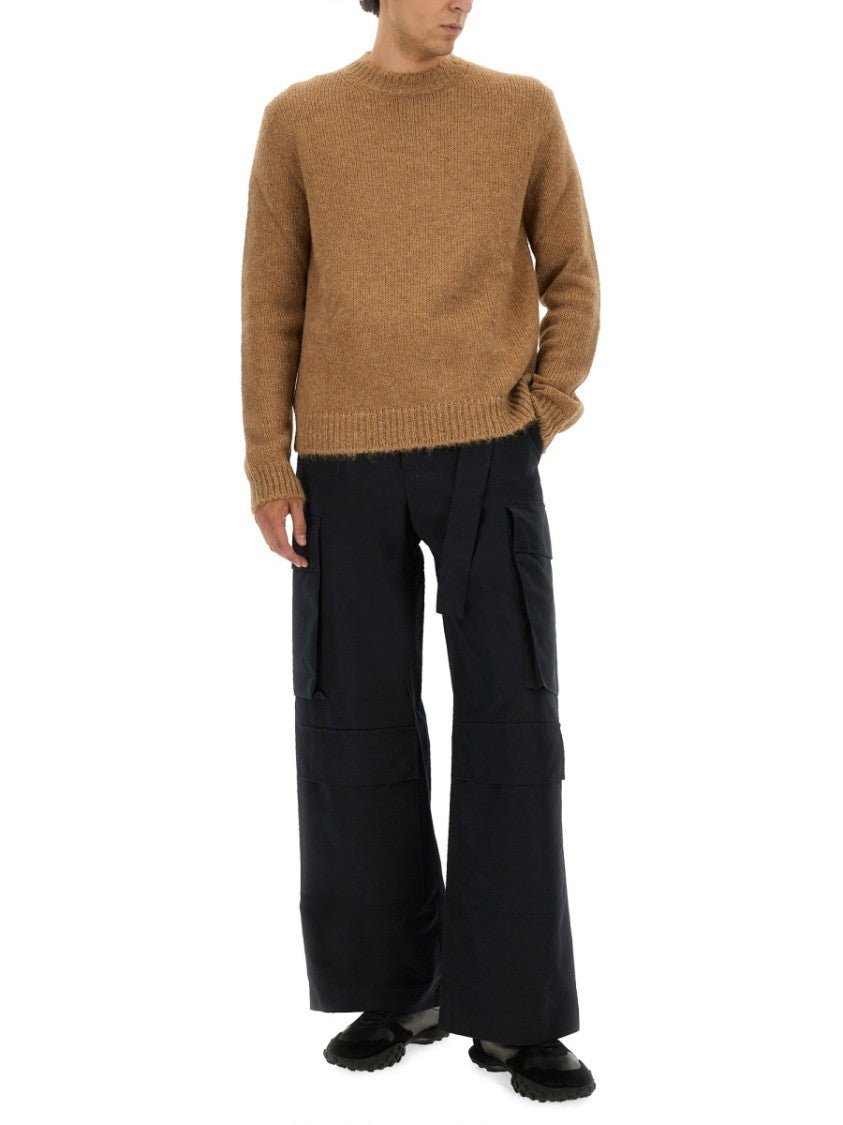 Jil Sander Relaxed Fit Wool Blend Sweater