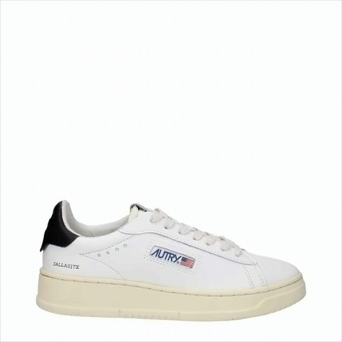 Autry Low-Top White Leather Sneakers With Vintage Detailing