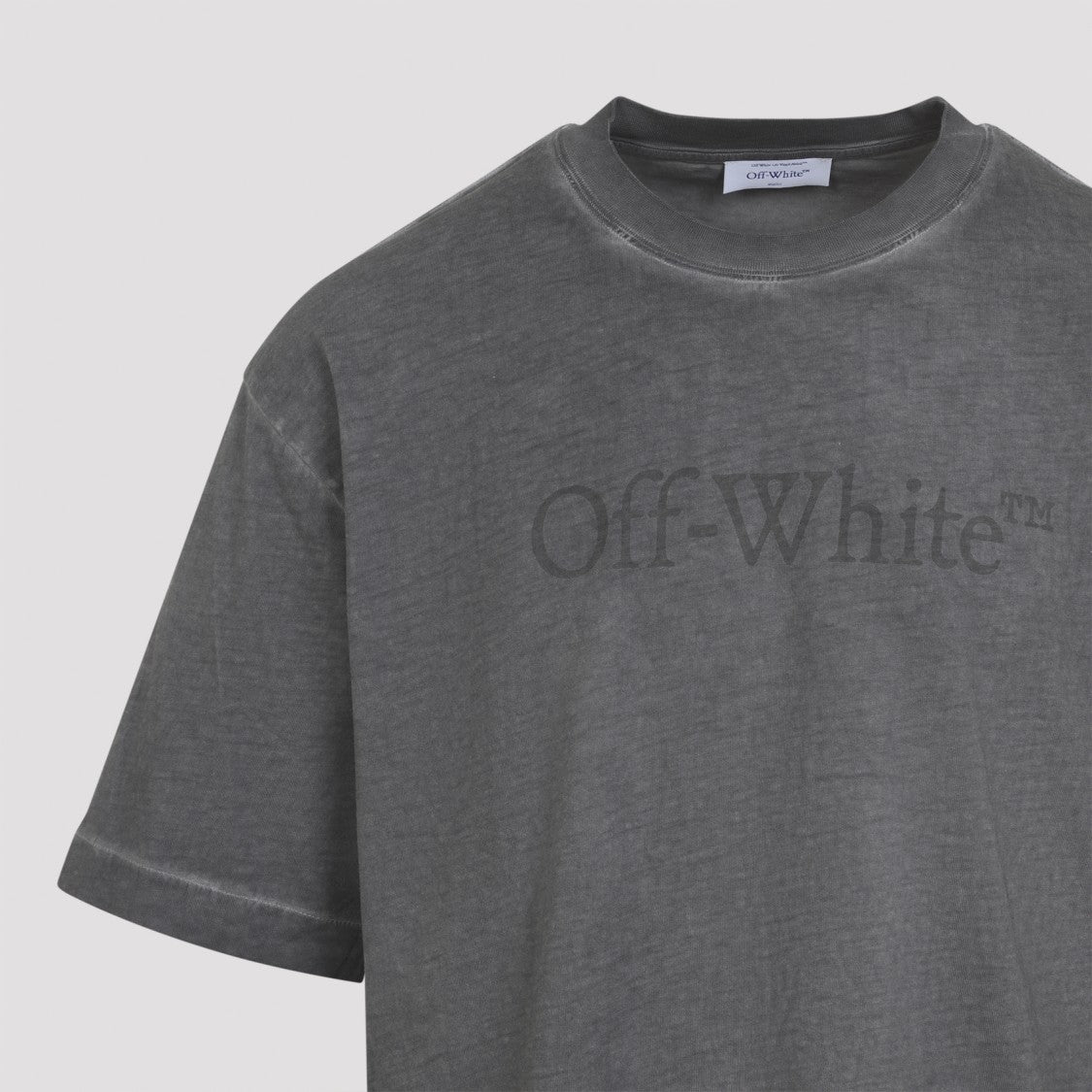 Off-White Black Cotton Laundry Skate Short Sleeves Tee