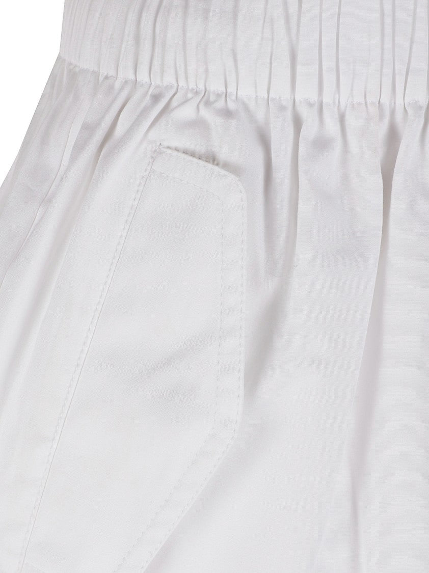 Wardrobe.Nyc Relaxed Fit White Boxer Shorts With Minimalist Design