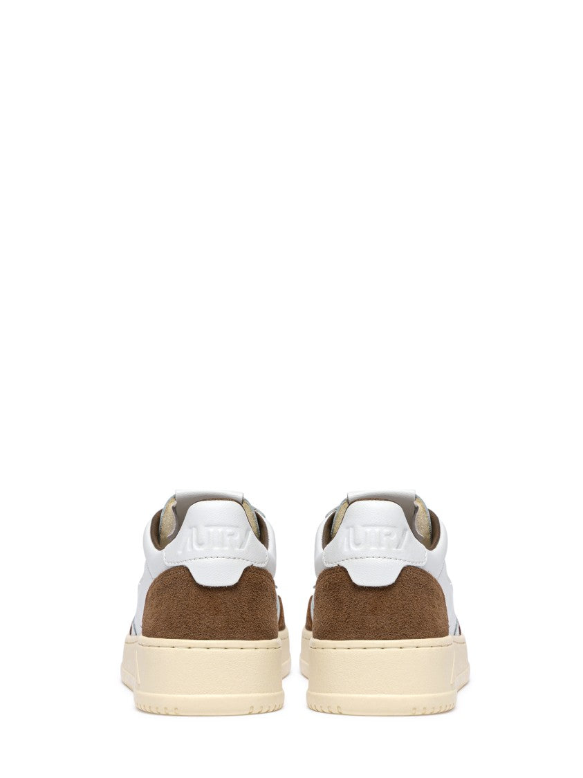 Autry Low-Top Sneakers In Soft Leather And Suede With Retro Appeal