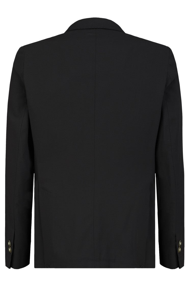 Gazzarrini X Michele Franzese Tailored Black Blazer In Wool-Viscose Blend