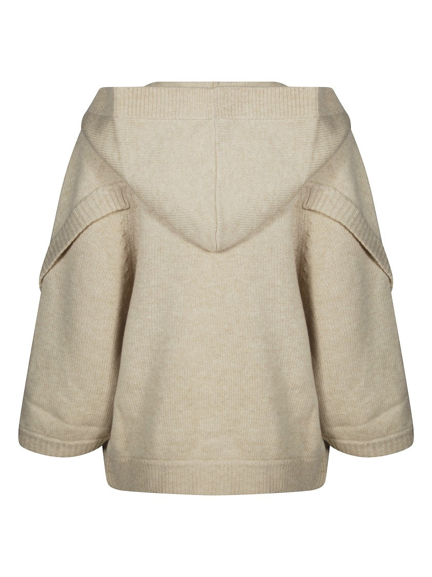 Max Mara Vals Cardigan Hooded Handle