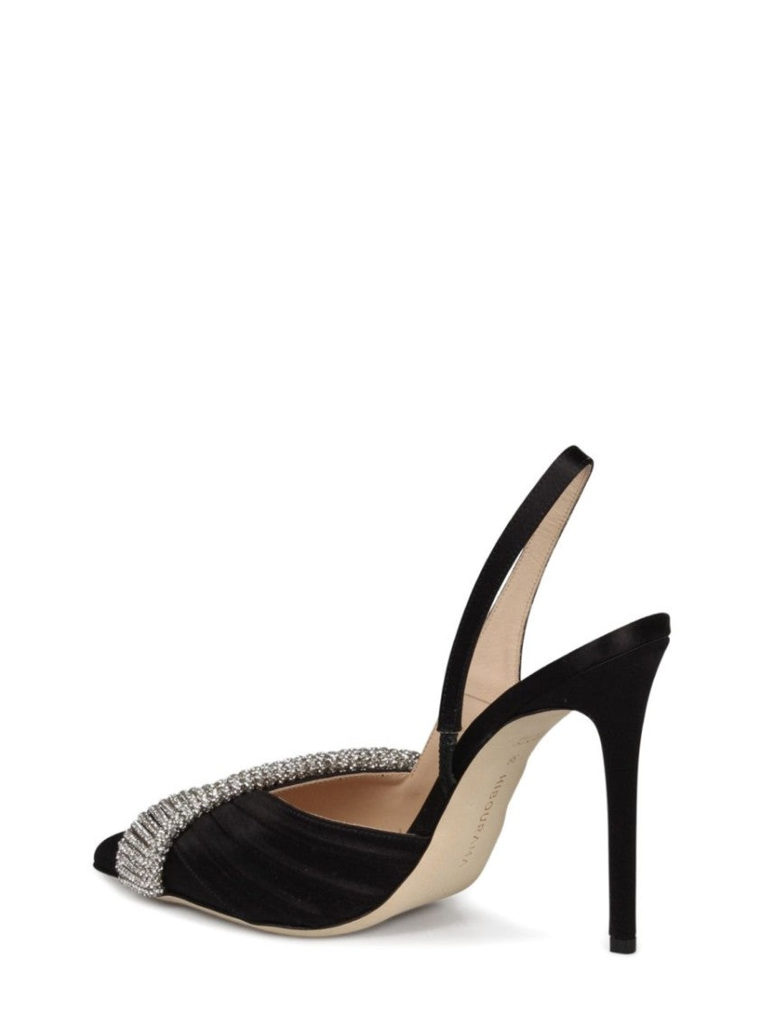 Hibourama Pointed Toe Slingback Pump