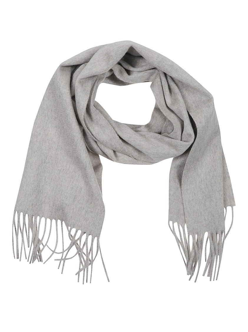 Max Mara Wsdalia Long Fringed Monogram Cashmere Scarf