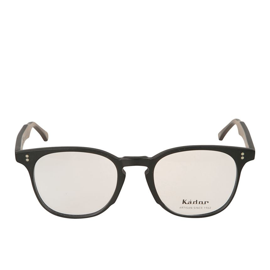 Kador Dante Rectangular Frame Eyeglasses With Metallic Rivet Details