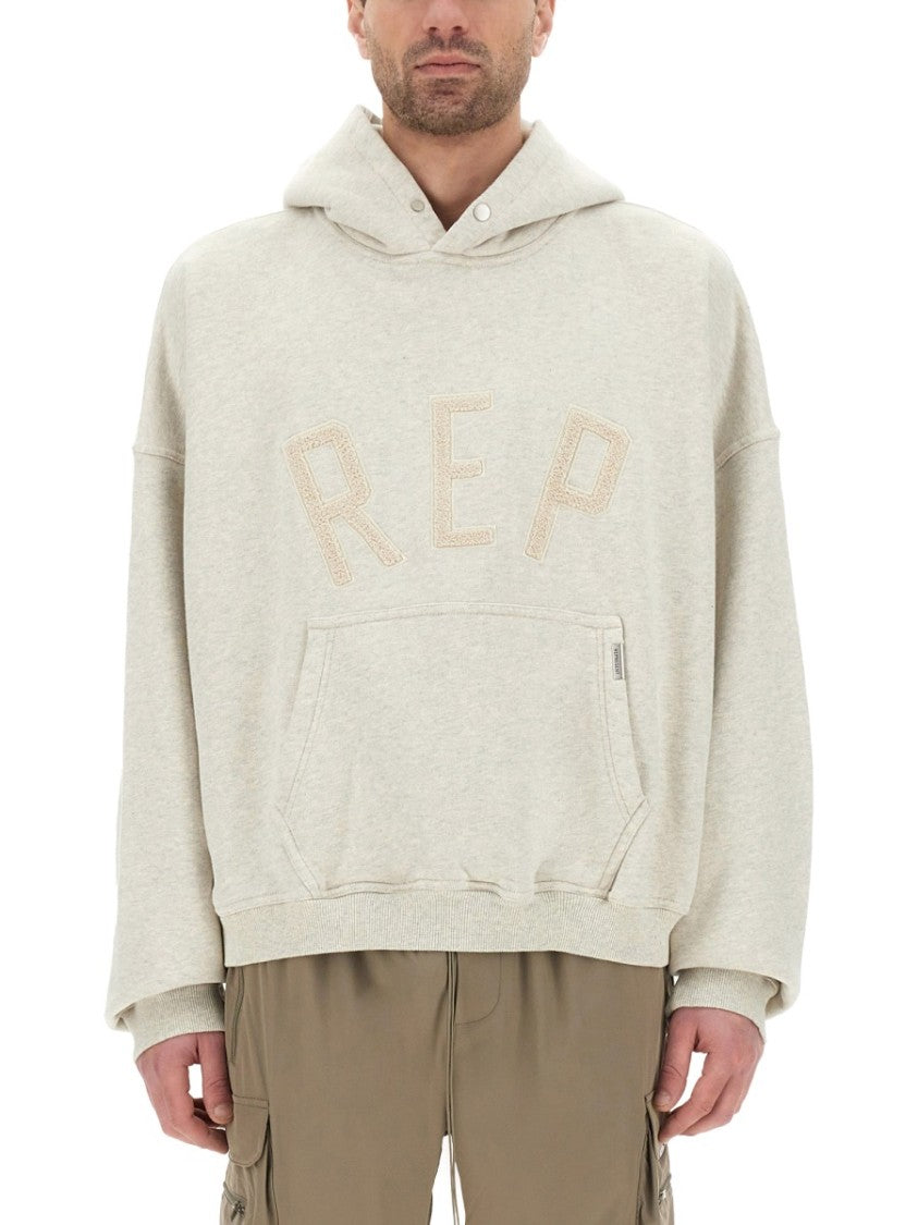 Represent Relaxed Fit Hoodie With Embroidered Logo