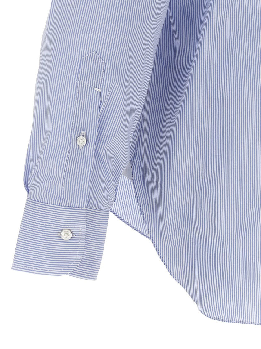 Barba Classic Striped Cotton Poplin Shirt