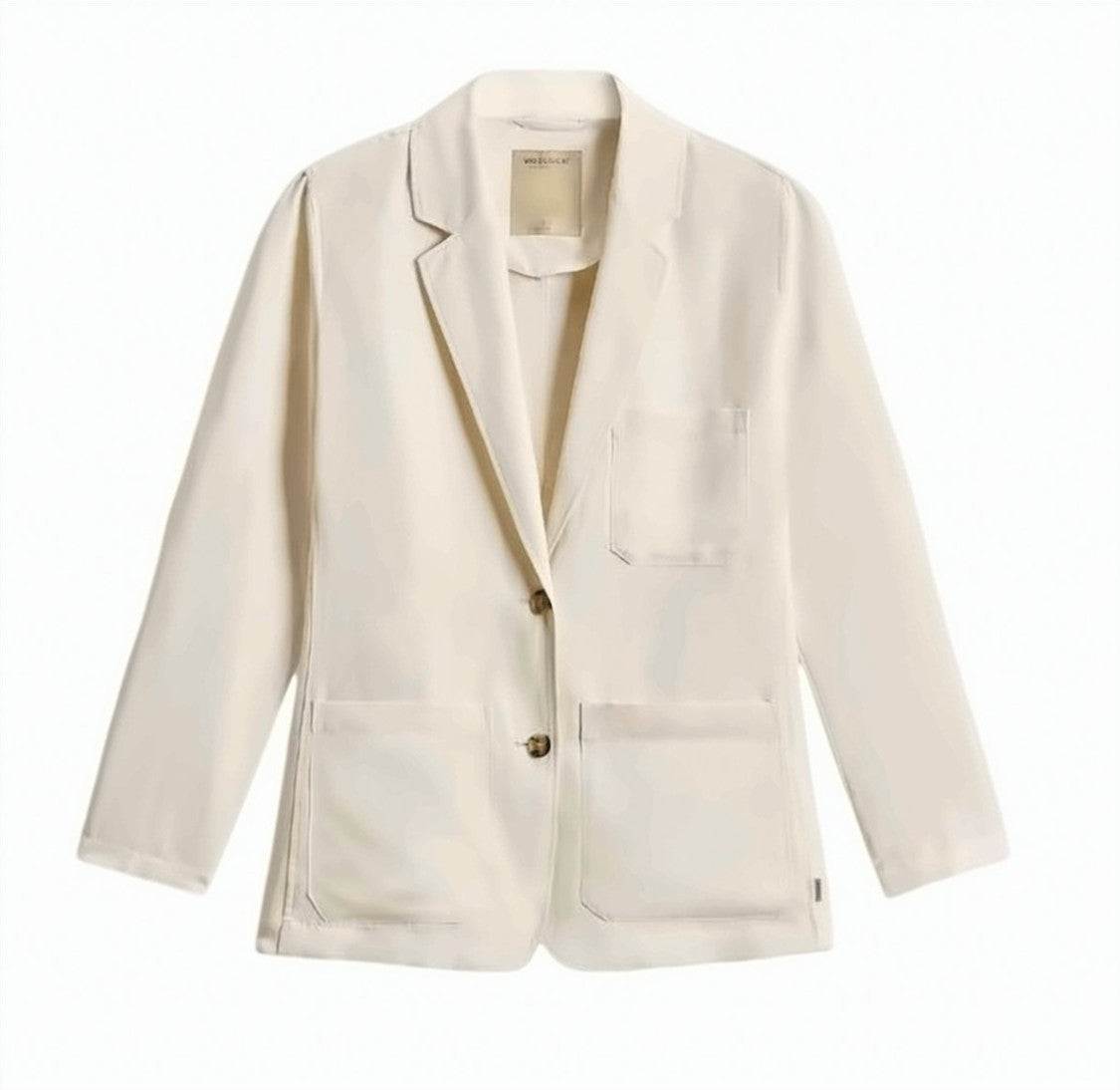 Woolrich Linen Blend Notch Lapels Single Blazer