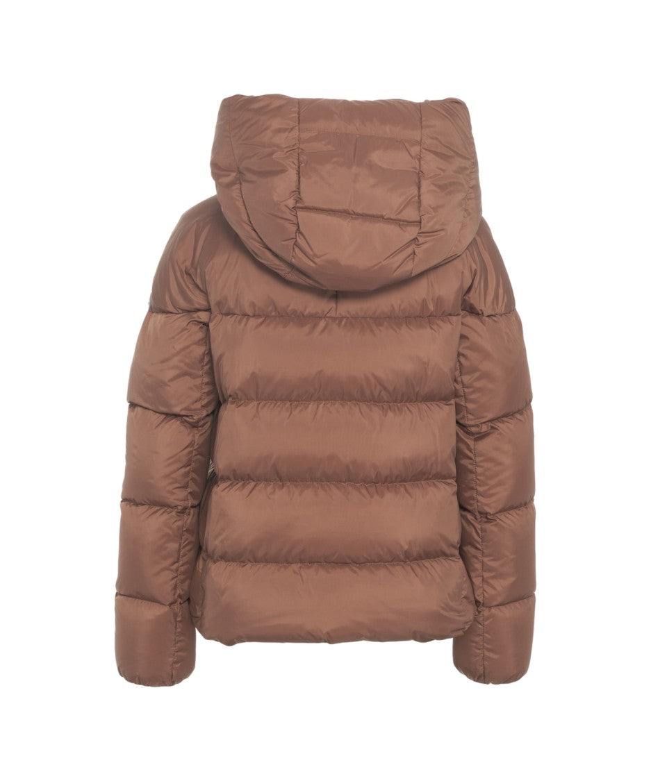 Peuterey High-Neck Down Jacket With Fold-Over Collar
