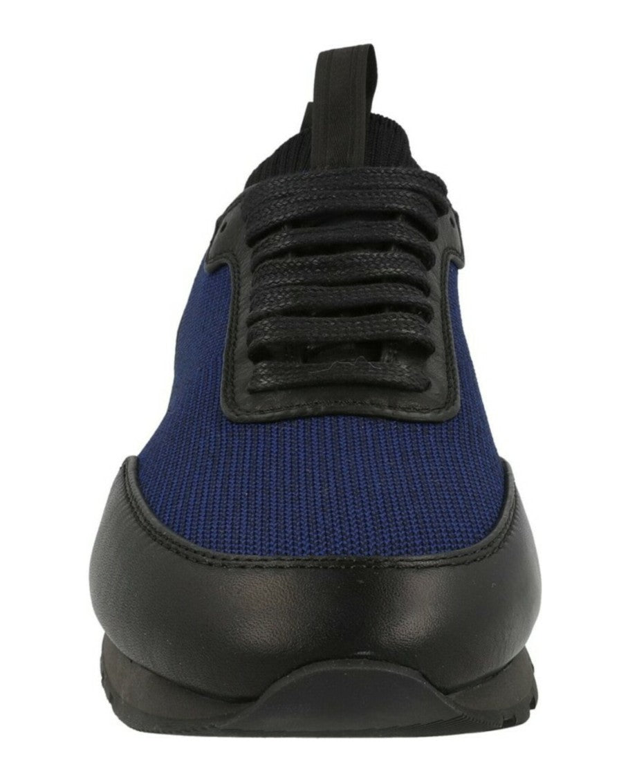 Brioni Mesh Sock-Collar Runner Sneakers