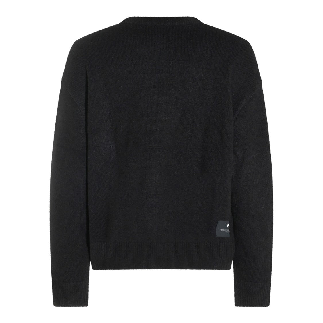 Y-3 Black Graphic Print Viscose Sweater