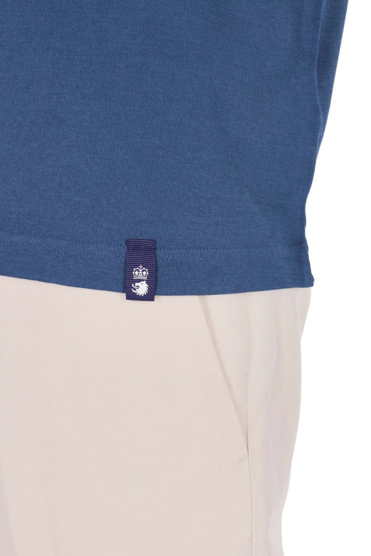 Drumohr Ice Cotton Pure Cotton Polo Shirt