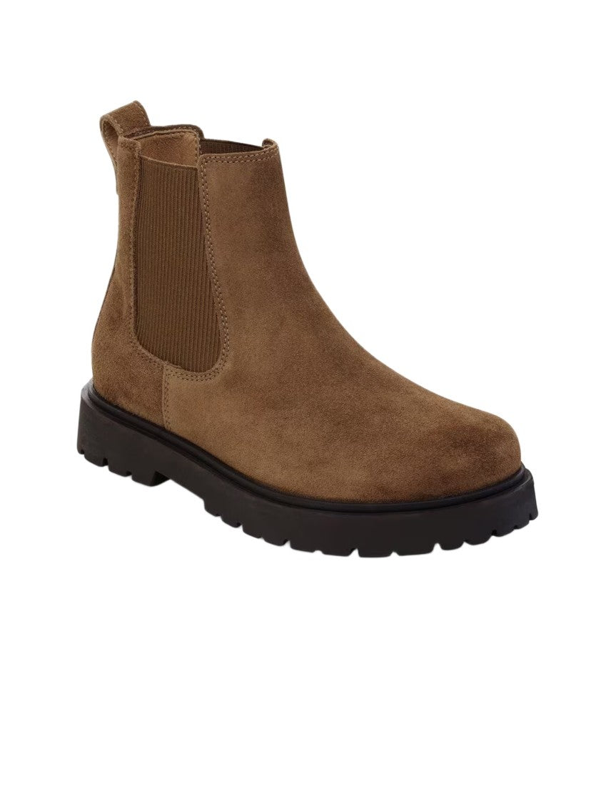 Birkenstock Refined Chelsea Boot With Soft Suede Upper