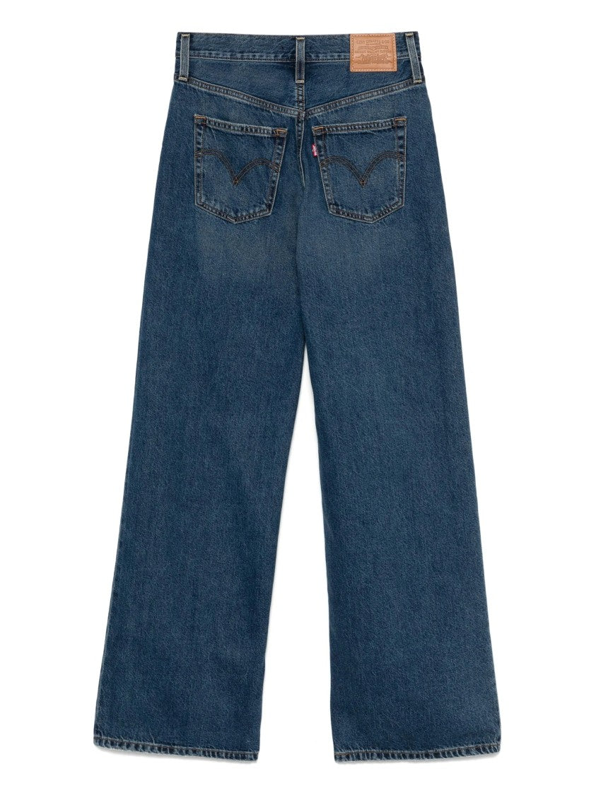 Levi's Ribcage Wide Leg H223 Cropped Jeans