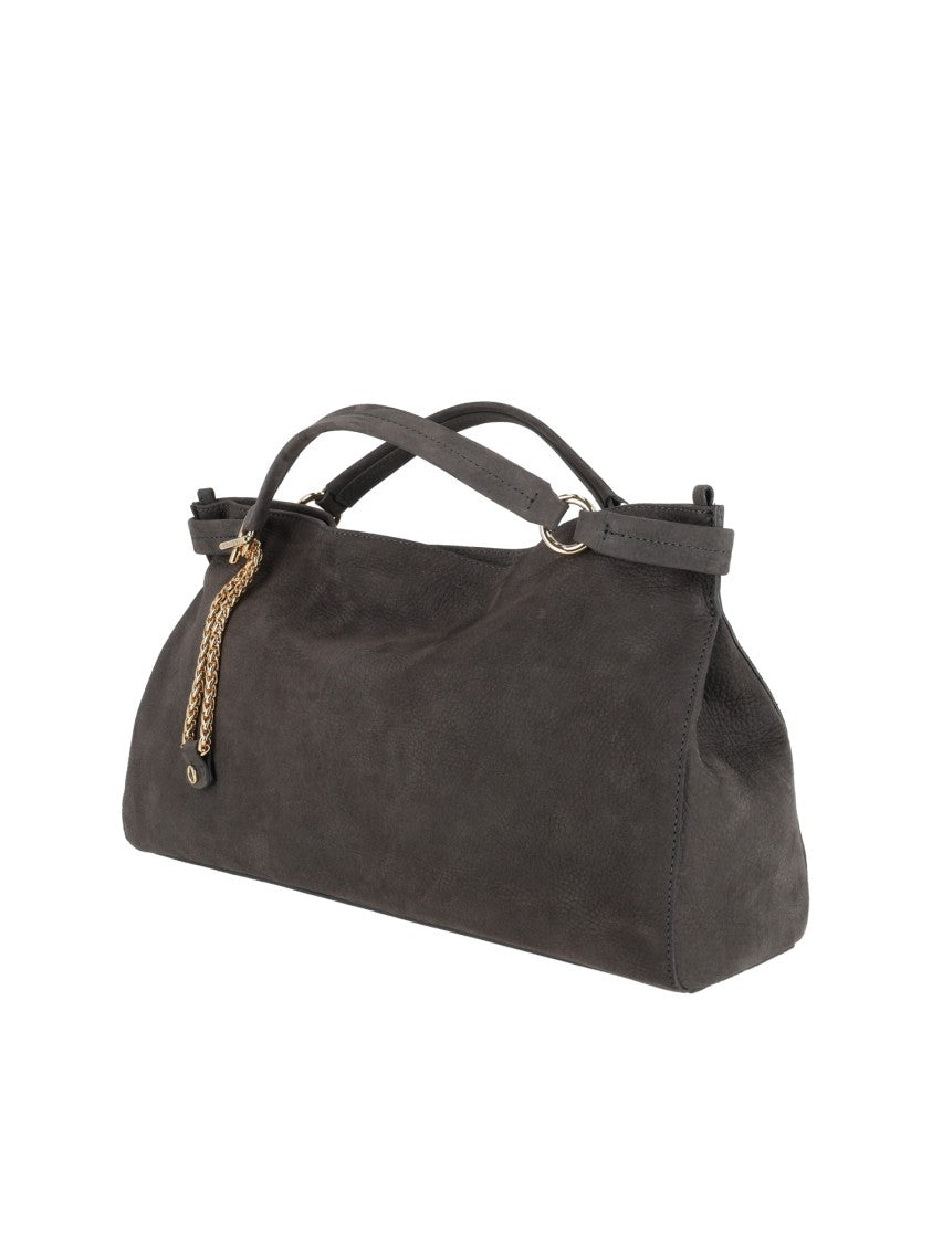 Claudio Orciani Grey Virgo M Nabucco Calf Leather Handbag