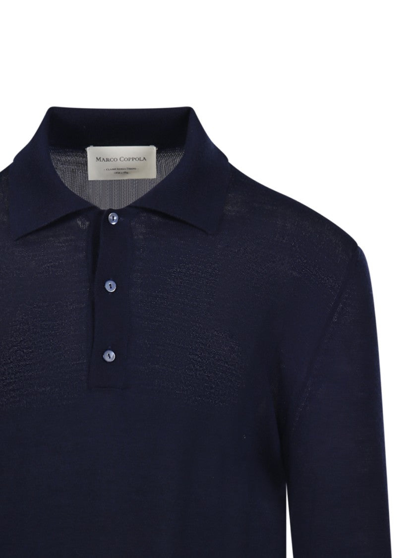 Marco Coppola Collared Polo Sweater