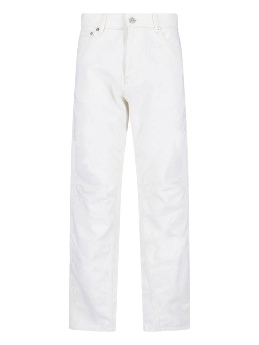 Coperni White Organic Cotton Straight Jeans