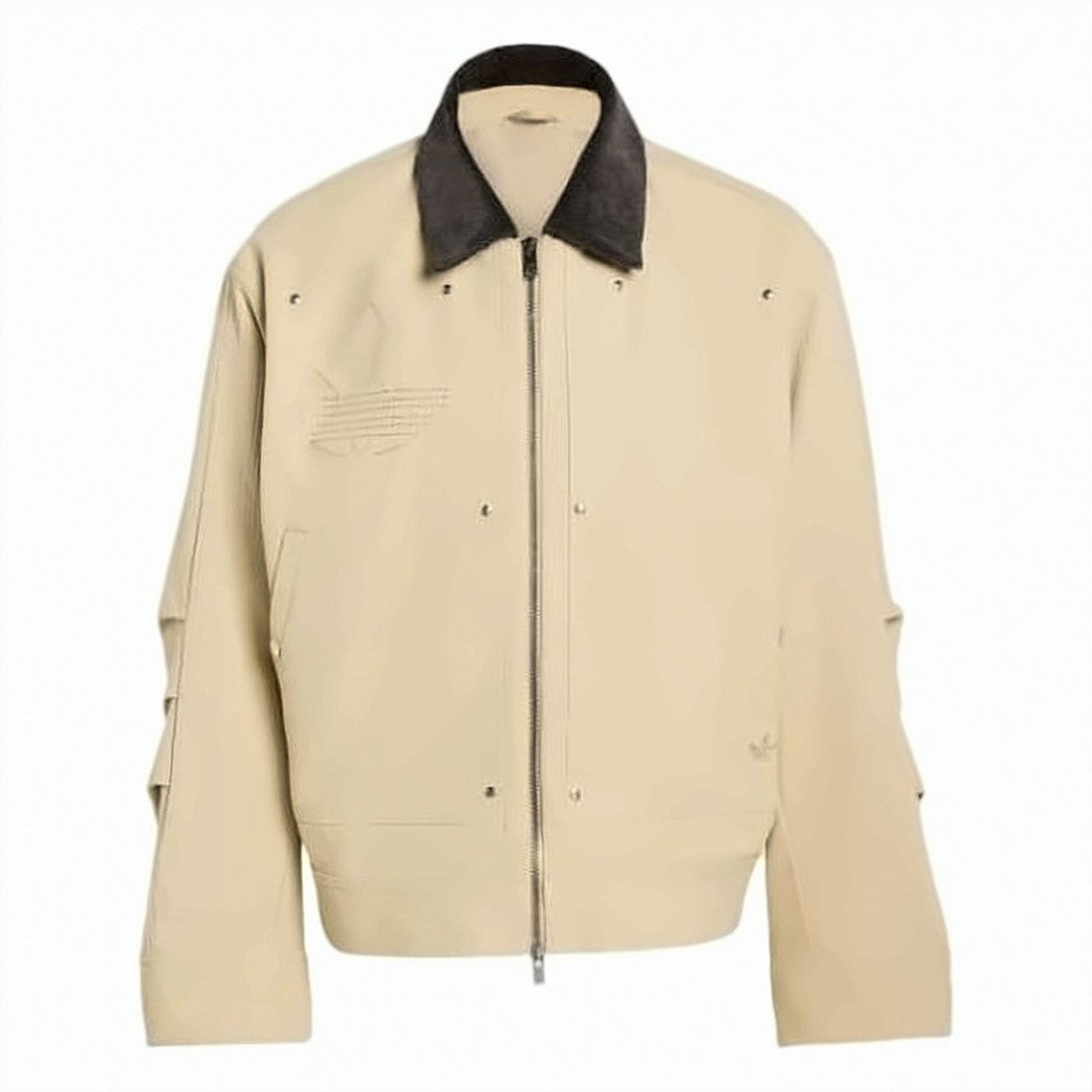 Adidas Beige Zip-Up Jacket
