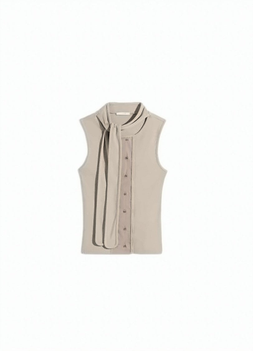 Lemaire Sleeveless Top With Button-Down Front