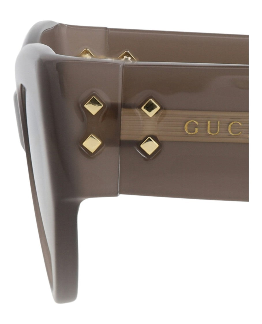 Gucci Cat Eye-Frame Recycled Acetate Sunglasses With Studded Accents