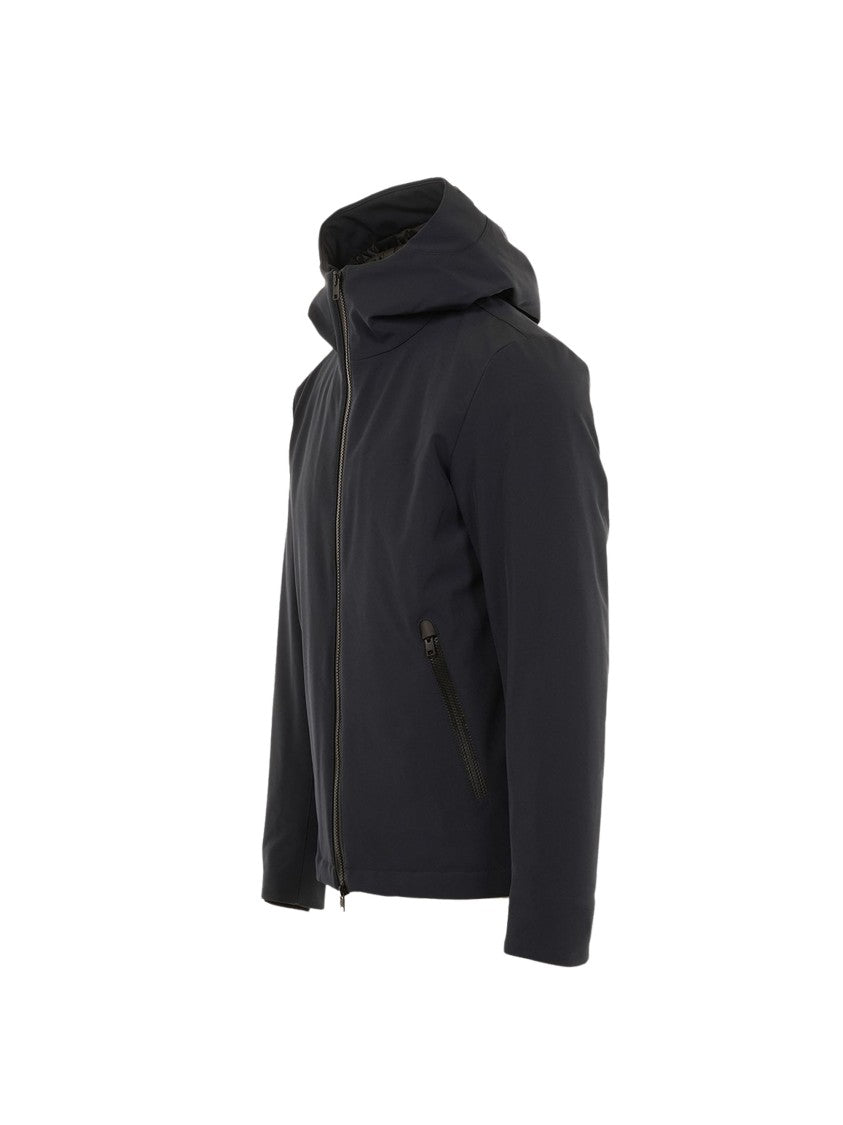 Woolrich Hooded Zip-Up Coat