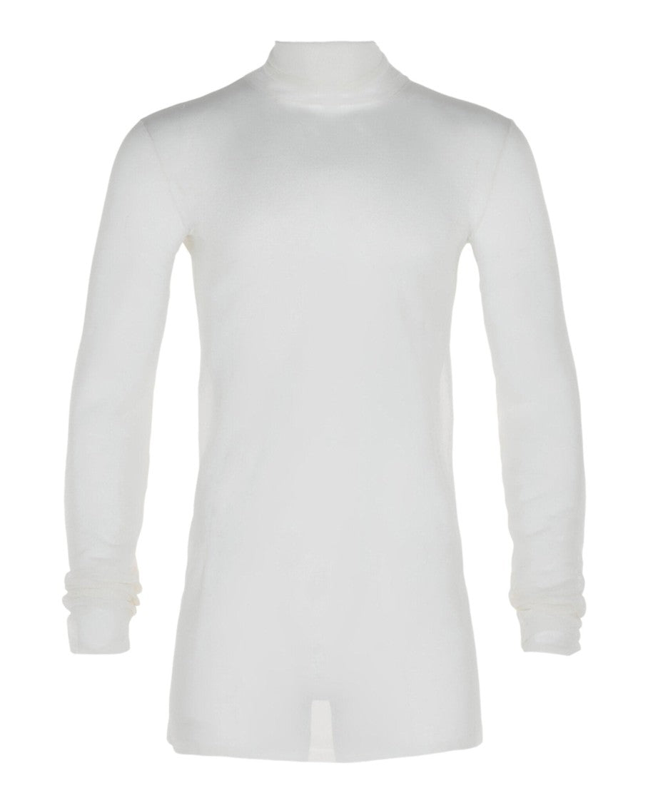 Bottega Veneta Transparent Silk Turtleneck Sweater