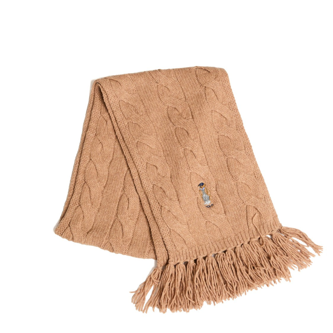 Polo Ralph Lauren Polo Bear Cable-Knit Scarf