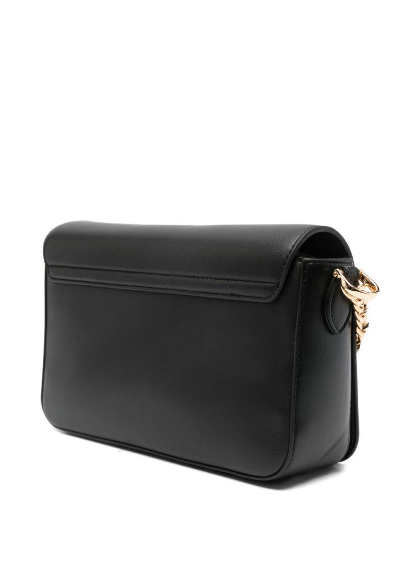 Love Moschino Structured Shoulder Bag With Gold-Tone Chain