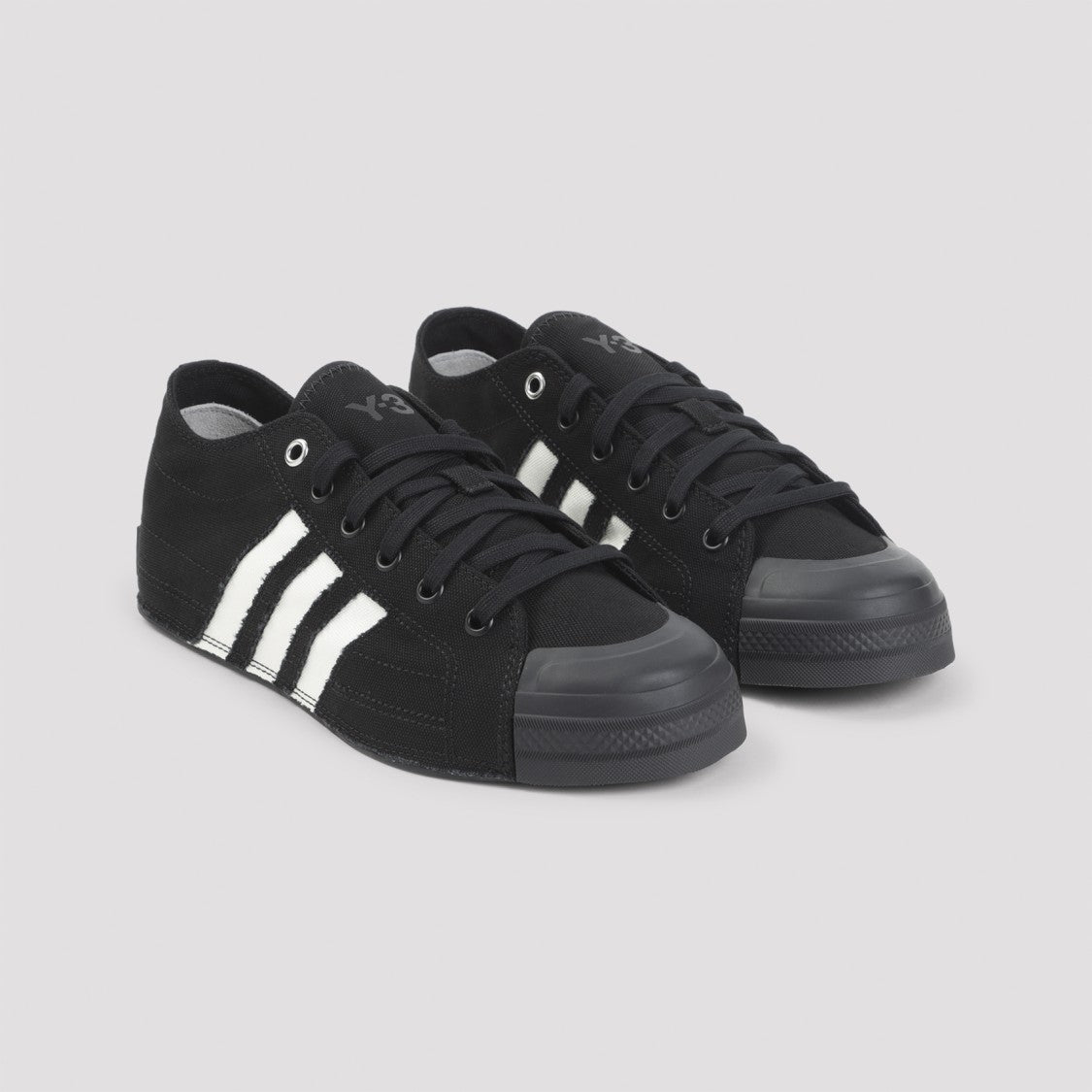 Y-3 Low-Top Sneakers With Iconic Three Stripe Design