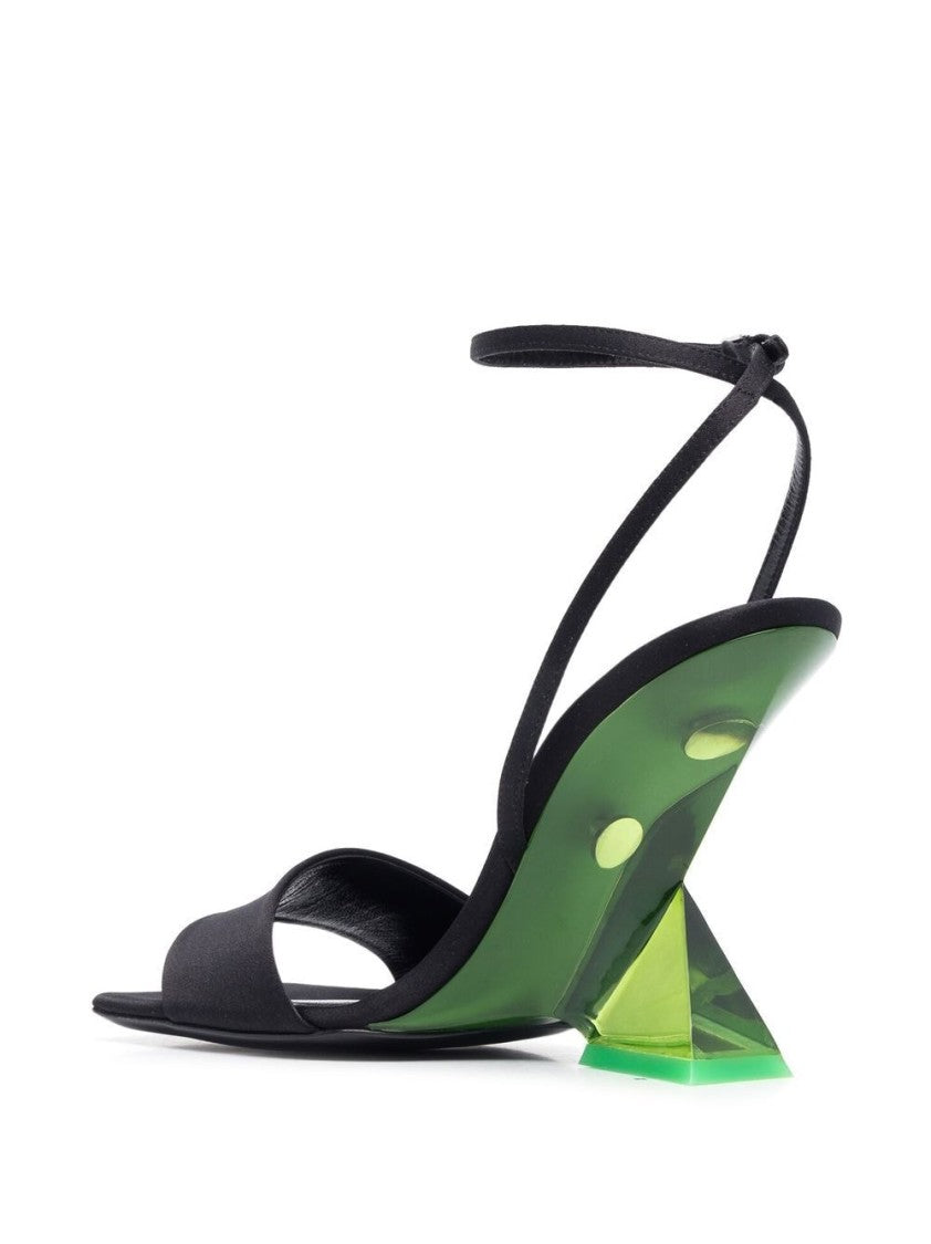 The Attico Cheope Poly 205Mm Wedged Sandals