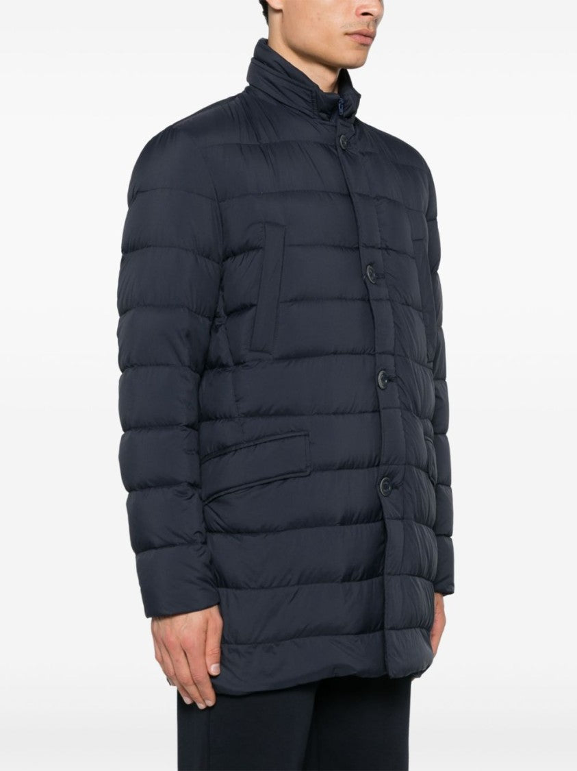 Herno Quilted Down Jacket With High Collar