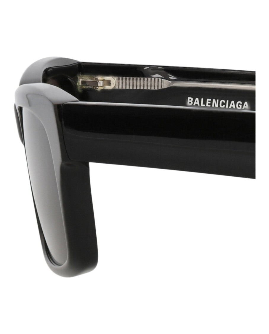 Balenciaga Square-Frame Recycled Acetate Sunglasses
