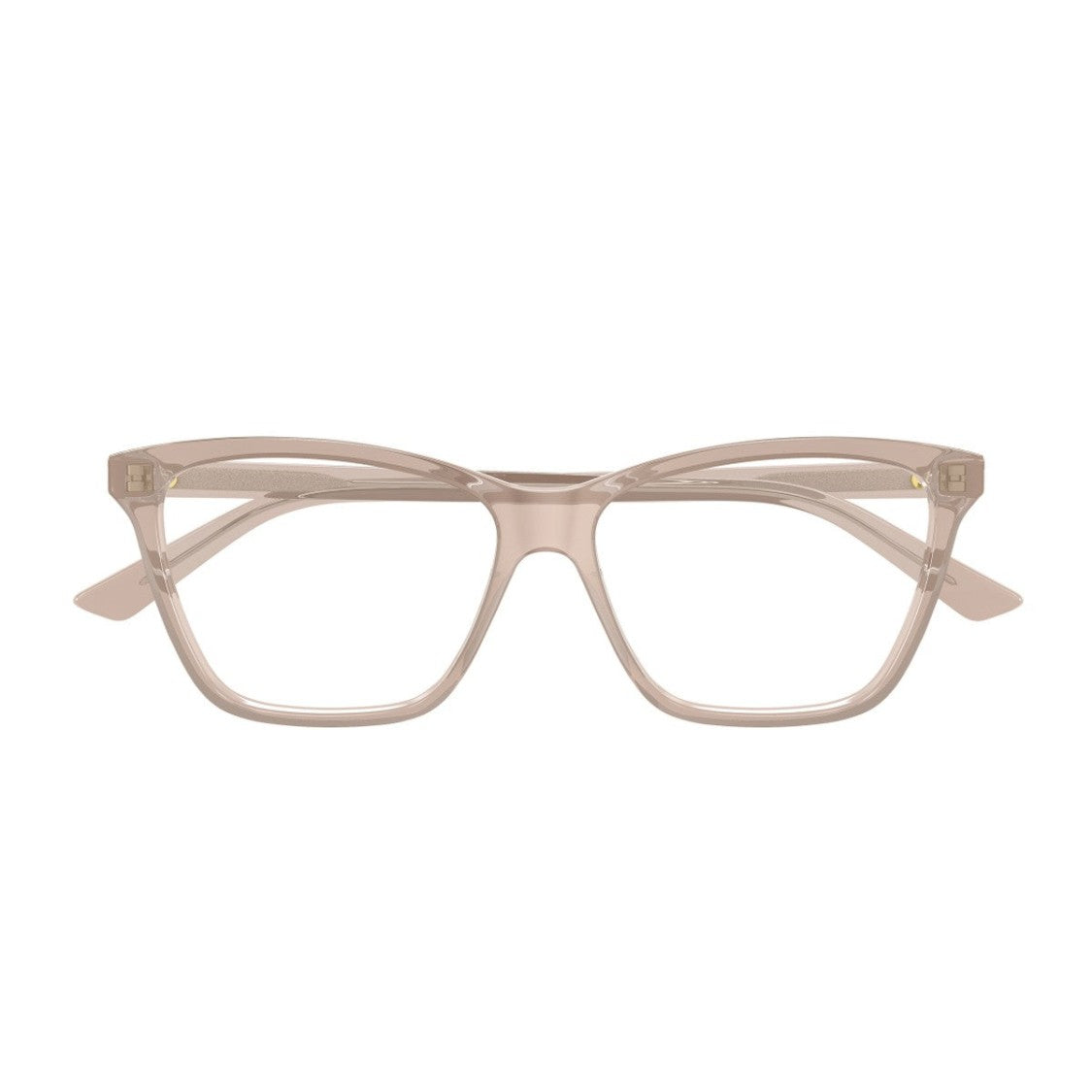 Bottega Veneta Beige Bv1421o Linea Logo Acetate Butterfly Sunglasses