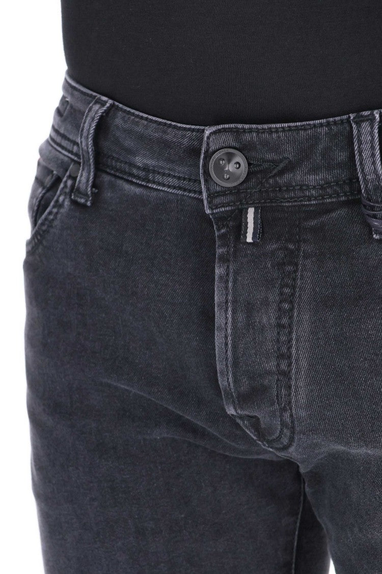 Jacob Cohen Saffiano Label Cotton-Modal Stretch Jeans Nick Fit