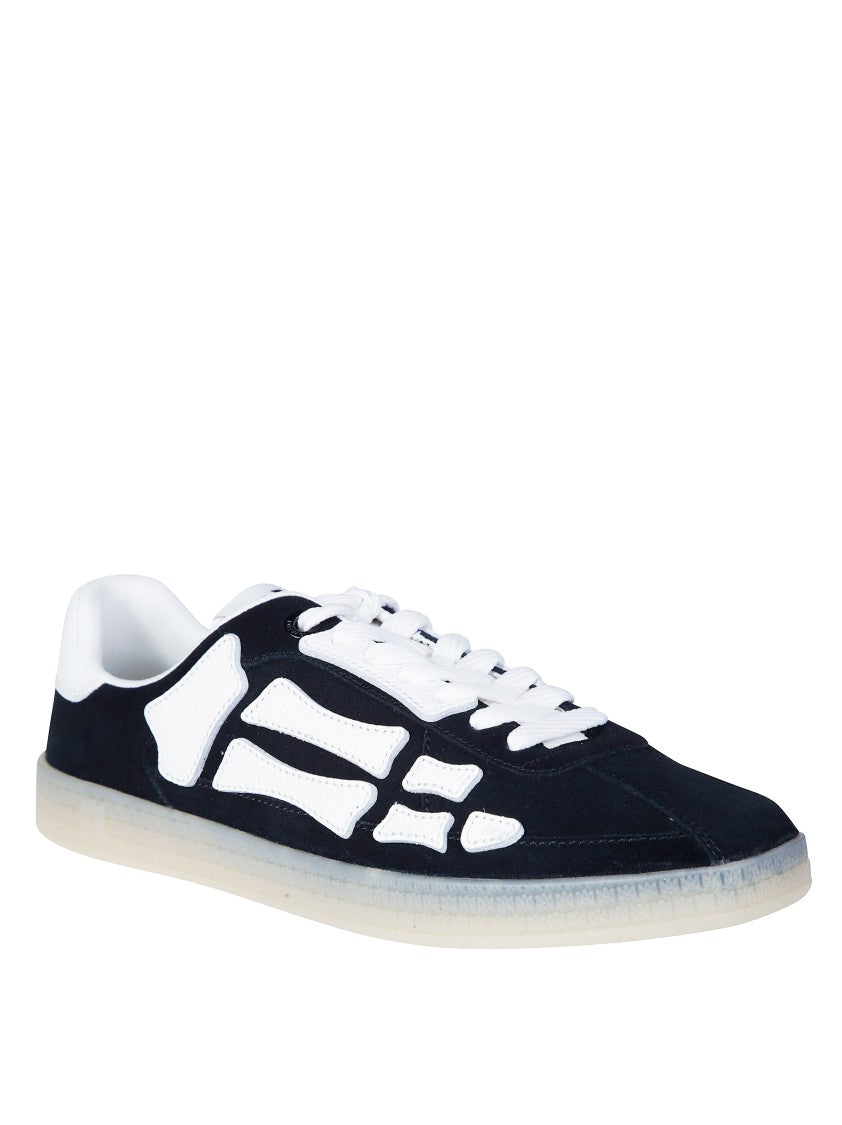 Amiri Pacific Bones Low-Top Translucent Sole Sneakers
