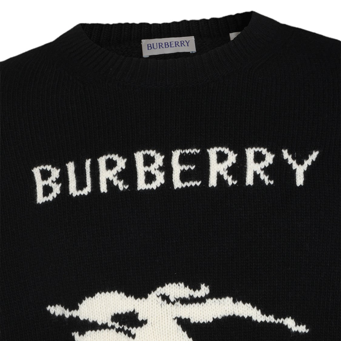 Burberry Graphic Horse Rider Crewneck Sweater