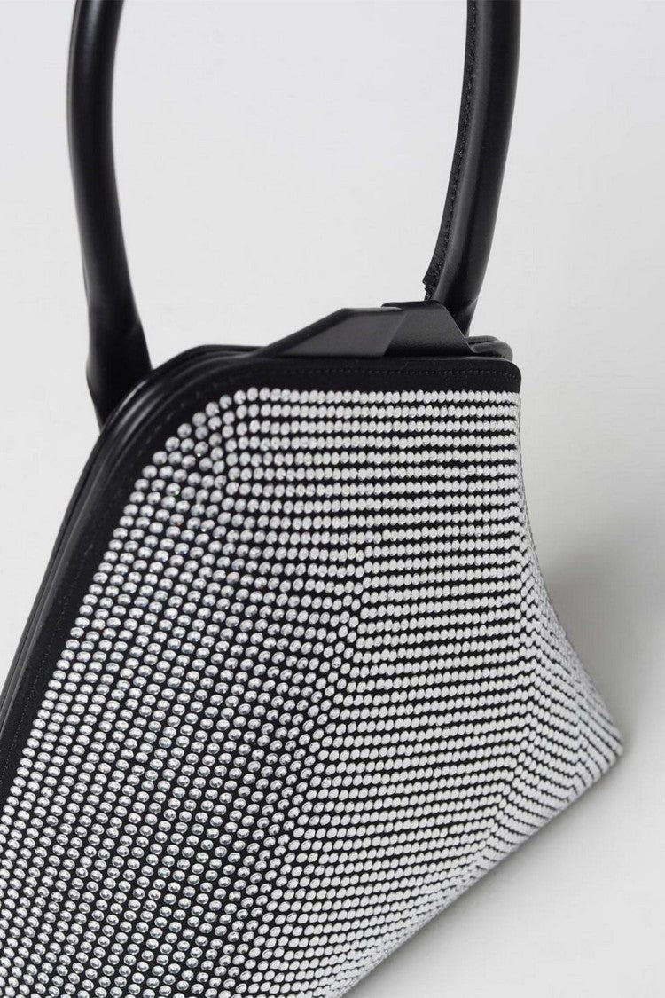 The Attico Silver Calf Leather Shoulder Bag