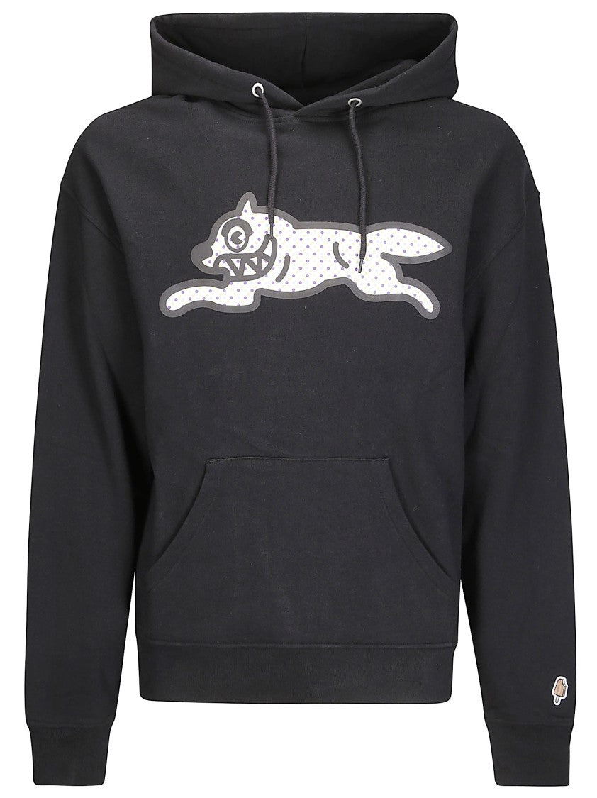 Icecream Polka Dot Running Dog Popove Sweatshirt