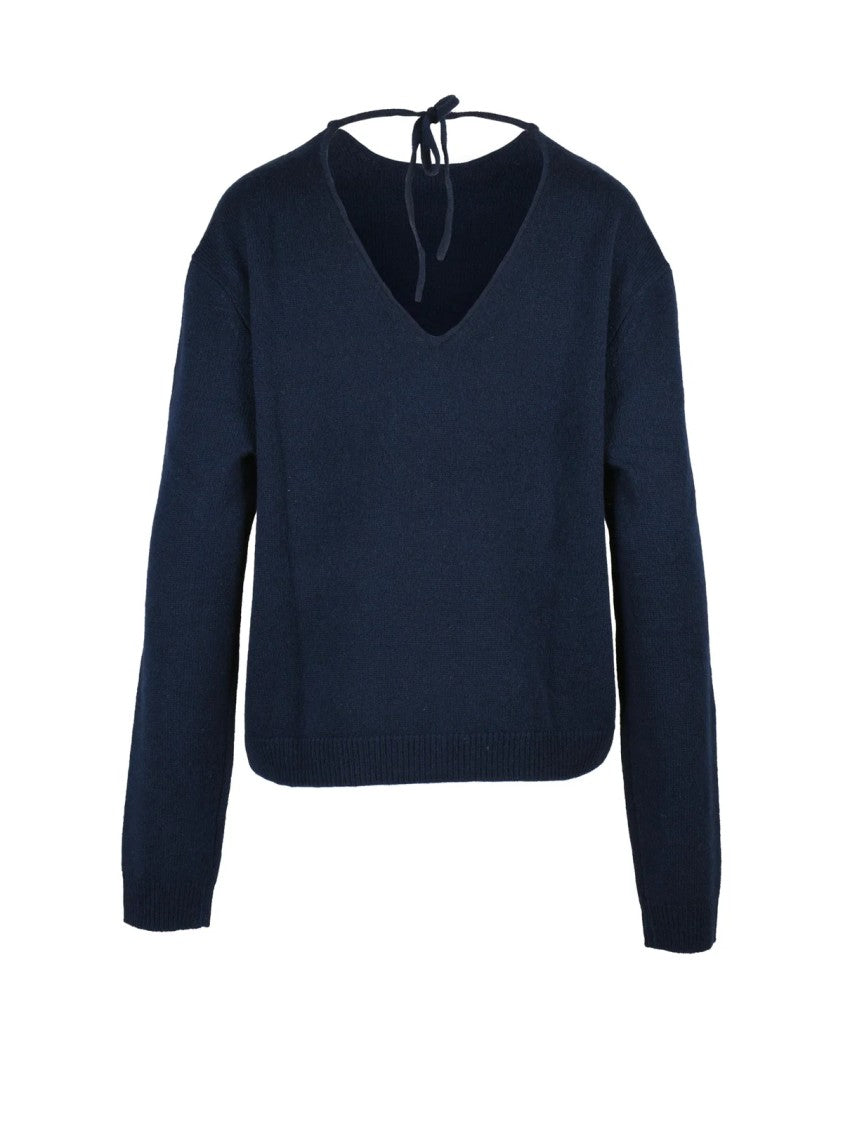 Aspesi Chic Pullover With Back Neckline Detail