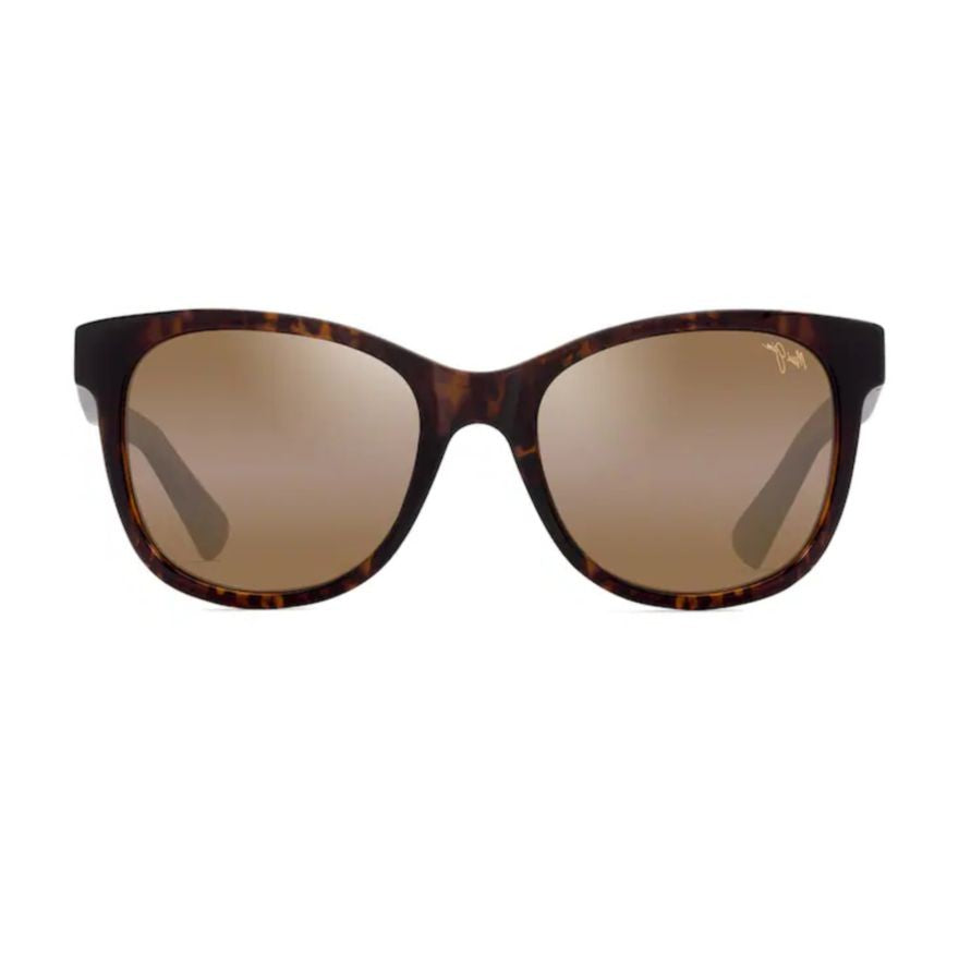 Maui Jim Kiopaa Tortoiseshell Pattern Rectangular Frame Sunglasses